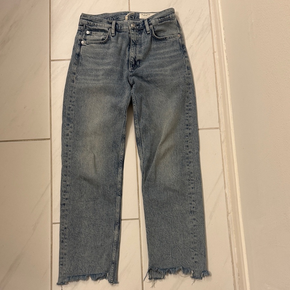 Rag & Bone Harlow ankle straight Jeans